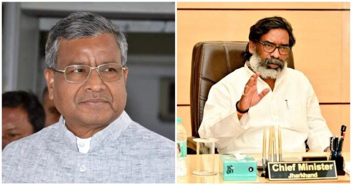 CM Hemant Soren and babulal marandi