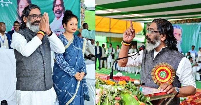 CM Soren in Dhanbad
