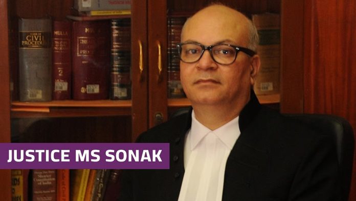 Justice MS Sonak Justice MS Sonak