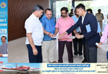 रांची में बिरसा मुंडा हवाई अड्डा परिसर में निर्माणाधीन स्टेट हैंगर का सीएम ने किया निरीक्षण