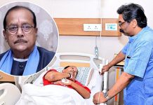 मंत्री राधाकृष्ण किशोर की बिगड़ी तबीयत,अस्पताल में मिलने पहुंचे सीएम hemant soren