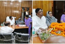 केशव महतो और मंत्री दीपिका पांडेय ने आलमगीर से की मुलाक़ात aalamgir aalam