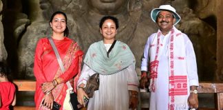 विश्व प्रसिद्ध एलीफेंटा गुफाओं में पहुंची कल्पना सोरेन, कहा,”संस्कृति और आध्यात्मिक विरासत का अद्भुत प्रतीक” kalpana soren