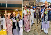 चान्हो में मुहर्रम मेले में शामिल हुए मंत्री राधाकृष्ण किशोर और शिल्पी नेहा तिर्की Shilpi Neha Tirkey