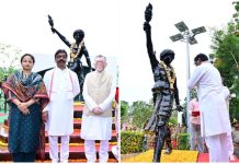 बिरसा मुंडा की पुण्यतिथि पर मुख्यमंत्री ने दी श्रद्धांजलि hemant soren