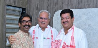 ”गठबंधन दोनों सीटें जीतेगा” भूपेश बघेल और अजय शर्मा ने की सीएम सोरेन से मुलाक़ात hemant soren