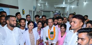ईसरी में मंत्री इरफ़ान अंसारी ने URB मल्टी स्पेशियलिटी हॉस्पिटल जनता को किया समर्पित irfan ansari