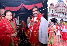 मुख्यमंत्री और कल्पना सोरेन ने मां देवड़ी मंदिर से राज्य की खुशहाली के लिए की कामना Kalpana Soren
