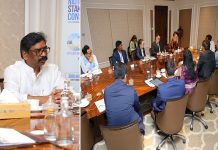 नई दिल्ली के होटल ताज में मुख्यमंत्री ने की B2G बैठक cm hemant soren