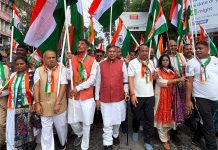 आदित्य साहू के नेतृत्व में अल्बर्ट एक्का चौक तक भव्य तिरंगा यात्रा का आयोजन aditya sahu