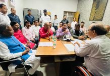 भाजपा नेताओं ने की CO से मांग ‘छात्रों पर मुकदमे वापस लिया जाए’ cp singh