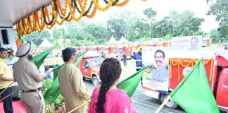 झारखण्ड में अग्निशमन सेवा को होगी सुदृढ़,सीएम ने 58 आधुनिक फायर ब्रिगेड वाहनों को दिखाई हरी झंडी hemant soren