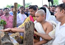 पंचतत्व में विलीन हुए सुदिव्य सोनू, पुत्र श्रेयश ने दी मुखाग्नि sudivya sonu