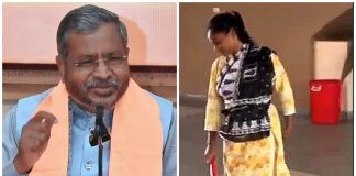 गोल्ड मेडलिस्ट सुनीता उरांव के हाथ में झाड़ू, मरांडी ने हेमंत सरकार पर साधा निशाना babulal marandi