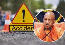 UP: कैंटर की टक्कर के बाद पलटा पिकअप वैन,12 की मौ*त cm yogi