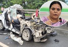 सड़क हादसे में मंत्री दीपिका पांडेय सिंह की बेटी त्रिशा समेत चार की मौत dipika pandey singh