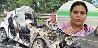 सड़क हादसे में मंत्री दीपिका पांडेय सिंह की बेटी त्रिशा समेत चार की मौत dipika pandey singh