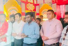 रांची में गणपति पूजा पंडालों का डीसी ने किया निरीक्षण, सुरक्षा और यातायात व्यवस्था को लेकर दिए निर्देश ranchi dc manjunath bhajantri