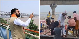 सीएम सम्राट चौधरी ने गंगा नदी के बढ़ते जलस्तर का निरीक्षण किया,लोग अपने घर छोड़कर जा रहे samrat chaudhary