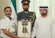 कैप्टन स्मित मच्छार UAE के प्रतिष्ठित ‘ऑर्डर ऑफ ज़ायेद II (प्रथम श्रेणी)’ से सम्मानित Captain Smit Machhar